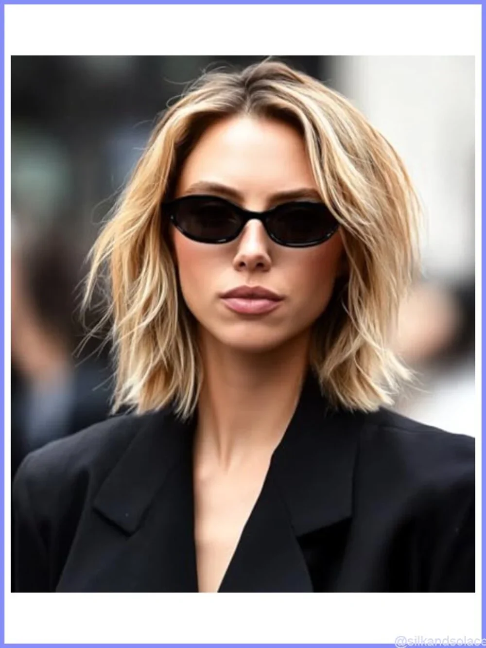Retro Oval Cat Eye Sunglasses for Women UV400 Full Frame Trendy